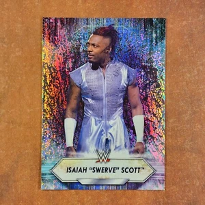 2-12-11 PWE. 2021 wwe foilboard parallel #177 isaiah swerve scott - Picture 1 of 2