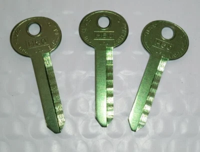 H-50  Anodized Aluminum Key Blanks  Curtis  H50   set of 3                   {1} - Image 1 of 2