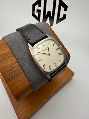 Patek Philippe Ellipse 3566G 18K White Gold Leather Strap White Dial 28mm - Image 1 of 4