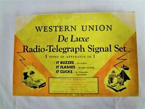  Western Union De Luxe Radio-Telegraph Signal 3 Types of Apparatus collector set