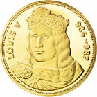 [#490117] France, Medal, Les Rois de France, Louis V, History, MS(65-70), Vermei