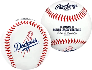 Official Los Angeles Dodgers Baseball with Logo Regulation Size - Picture 1 of 4