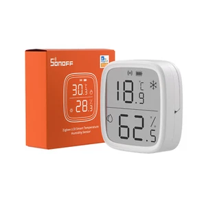 SONOFF SNZB-02D Zigbee Temperature and Humidity Sensor LCD Wireless Thermometer - Picture 1 of 8