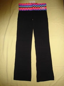 Neu mit Etikett neu Victoria's Secret Yogahose rosa Kristall Glitzer Boot Flare M Vintage - Bild 1 von 8