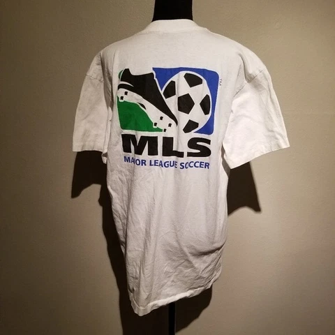 VINTAGE 90S MLS LA GALAXY AUTOGRAPHED T SHIRT  LARGE Cover