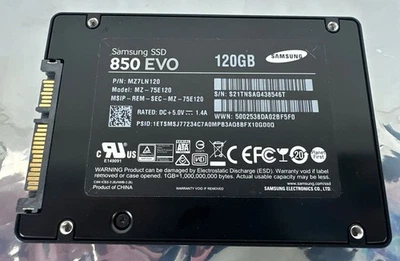 Samsung SSD 850 EVO 120GB MZ-75E120 SATA III 6Gb/s Solid State Drive MZ7LN120 - Image 1 of 2