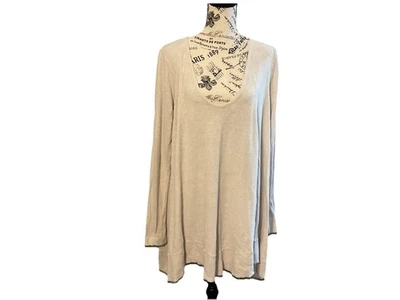 Vestido camisero We The Free de gran tamaño manga larga túnica grande asimétrico  Foto 1 de 4