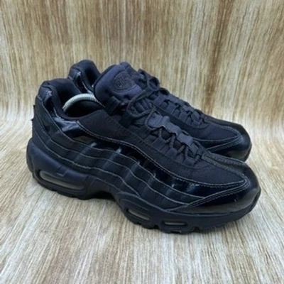 Nike Air Max 95 Women's Size 8.5 Black Suede Mesh Athletic Sneakers Shoes - Image 1 of 4