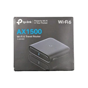 TP Link Wi-Fi 6 Travel Router TL-WR1502X AX1500 Portable/Multiple Mode - Picture 1 of 8