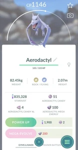 Aerodactly - Pokémon GO (Beschreibung lesen) - Bild 1 von 2