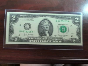 2017 A NEW YORK ** STAR **$2 Notes  UNCIR From. BEP PACK With Holder (Dw-5-059) - Picture 1 of 3