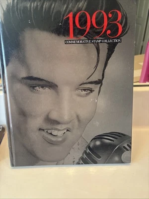 1993 Commemorative Stamp Collection Complete & Mounted Elvis Cover - Image 1 of 4
