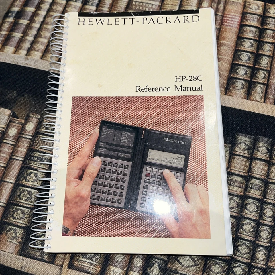 Hewlett-Packard HP-28c Reference Manual - Image 1 of 4