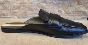 Franco Sarto Italian Leather Women's Black Mules Size 9.5 - Picture 1 of 11
