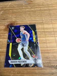 2023-24 Phoenix Fade to Black Brandin Podziemski #7 Blue Ice Rookie RC WARRIORS - Bild 1 von 2