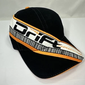 Drift Racing Smoke Hat Cap Black And Orange 100% Cotton Baseball Trucker Hat - Picture 1 of 8