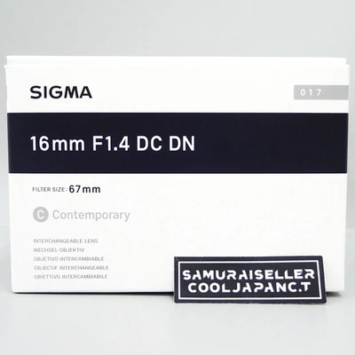 Sigma AF 16mm F1.4 DC DN Lente Contemporánea para Sony Gran Angular... - Imagen 1 de 4