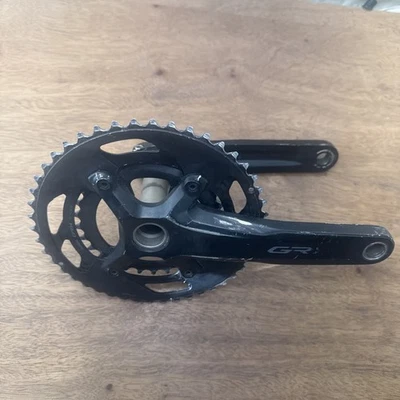 Juego de bielas Shimano GRX FC-RX600-11 - 172,5 mm 11 velocidades 46/30t 110/80 BCD Foto 1 de 4