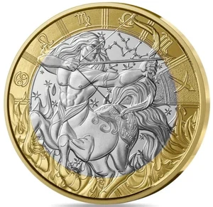 FRANCIA 2025 SAGITTARIO ASTRO ZODIACO SEGNI ZODIACALI MONETA 5 EURO - Picture 1 of 4