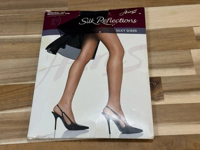 ✅Pantimedias Hanes Silk Reflections ✅Silky Sheer ✅Talla CD ✅Jet ✅Control Top ✅# 718 Foto 1 de 4