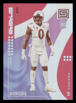 2022 Panini Chronicles Draft Picks Status Pink #24 Devin Lloyd - Image 1 of 2