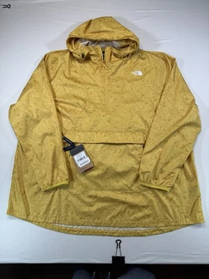 The North Face Anorak Jacket 3X Women’s Yellow Floral Print NWT Windbreaker - Image 1 of 4