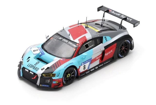 1:43 Spark Audi R8 Lms #8 24H Nurburgring 2018 R.Rast R.Frijns D.Vanthoor SG422 - Immagine 1 di 2