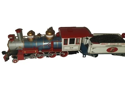 BACHMANN G-SCALE EMMETT KELLY JR CIRCUS - #49 LOCOMOTIVE & TENDER - FUNCTIONAL  - Image 1 of 4