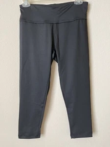 Bamans Damen Schwarz Cropped Gym Yoga Capri/Jogginghose Gr. M - Bild 1 von 5