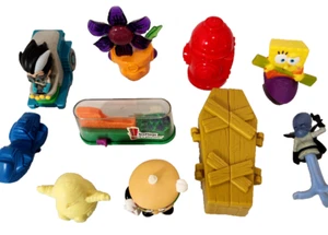 Vintage Plastic Rubber Toy Figures Mummy Car Bike Small Size Models Lot of 10 - Picture 1 of 13