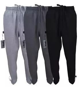 PANTALONES DE SUDADERA GRIS CARBÓN PARA HOMBRE DE LANA LISA CON CORDÓN PESADO NEGRO GRIS CARBÓN - Imagen 1 de 13