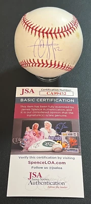 CC Sabathia Signed Rawlings Baseball JSA AUTO MLB C Indians/NY Yankees HOF 2025! - Image 1 of 4