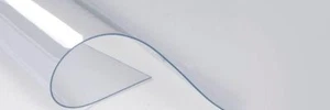 TELO PVC TRASPARENTE TELONE IN CRISTAL TAGLIO AL MEZZO METRO LINEARE 650 GR/MQ - Imagen 1 de 8