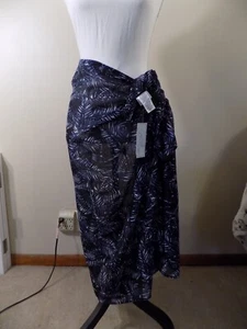 Jaclyn Smith Swimsuit Wrap, Leaf Pattern, One Size Fits Most *NEW* - Picture 1 of 4