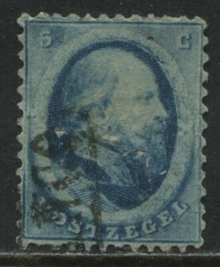 Netherlands 1864 5 cents blue used  - Picture 1 of 1
