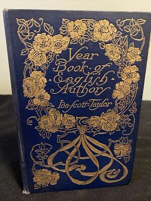 YEAR BOOK OF ENGLISH AUTHORS IDA SCOTT TAYLOR 1894 limited edition victorian - Image 1 of 4