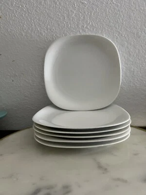 Block Langenthal TRANSITION WHITE Set(s) 6 Bread & Butter Plates MCM EUC - Image 1 of 2