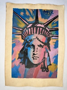 PETER MAX COA art painting original drawing vintage paper signed stamped - Picture 1 of 3