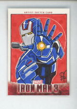 2013 Upper Deck Iron Man 3 Iron Man Sketch card 1/1 By VR