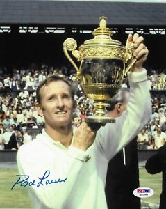 Rod Laver Signed 8x10 Photo Autographed PSA/DNA COA Tennis Great Australia 84
