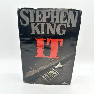 It Stephen King First Edition First Printing Viking Hardcover Dust Jacket FLAWS - Picture 1 of 16