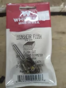 Whiteside Router Bits 2560 Down Shear Flush Trim Bit with 3/4-Inch Cutting Diame - Picture 1 of 1