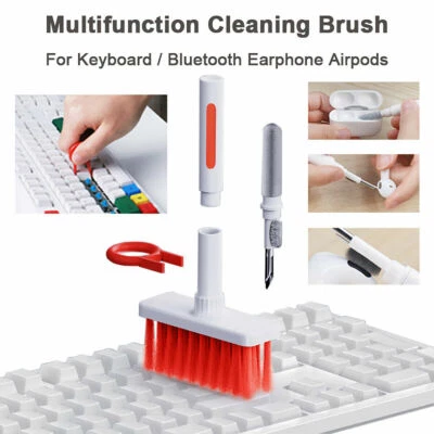 5 IN 1 set Keyboard Cleaner Bluetooth Earphone Dust Cleaning Brush HAGiBiS Brand - Image 1 of 4