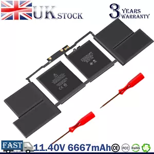 A1707 A1820 Laptop Battery for Apple MacBook Pro 15'' A1707 2016 A1820 76Wh - Picture 1 of 12