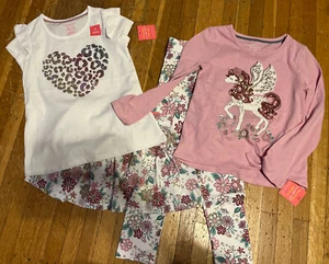 Isaac Mizrahi Girls Lot of 4 Flowers Leggings Skirt Shirt Size:5/6 NEW/NWT - Picture 1 of 8