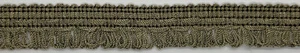 1" Taupe Loop Fringe Fabric Upholstery Trim 8 Yards Trimming - Picture 1 of 1