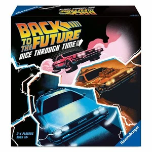 BACK TO THE FUTURE DICE THROUGH TIME BOARD GAME RAVENSBURGER NEW DELOREAN DMC - Picture 1 of 8