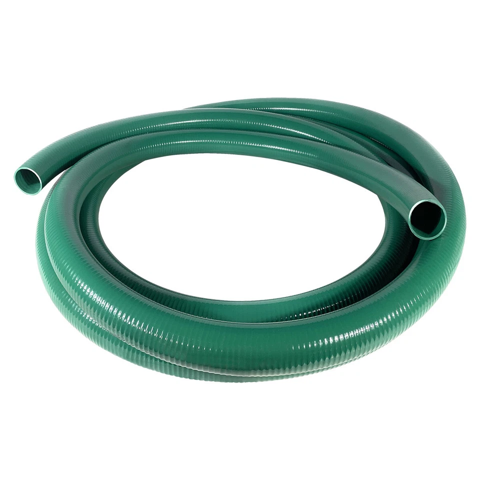 Manguera de succión Gloxco 3" ID verde PVC, 60 PSI, 30' de longitud Foto 1 de 1