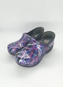 9018 Dansko Womens XP 2.0 Ribbon Patent Leather Clog Size 37 EU 6.5-7US - Bild 1 von 9