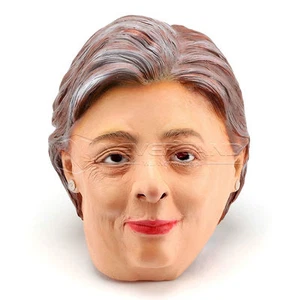 MÁSCARA DE LÁTEX HILLARY CLINTON Halloween, Presidente, Disfraz, Fiesta, Vestido Elegante - Imagen 1 de 2